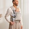 BabyBjörn Harmony Woven Melange ķengursoma Light Beige