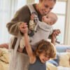 BabyBjörn Harmony Woven Melange ķengursoma Light Beige