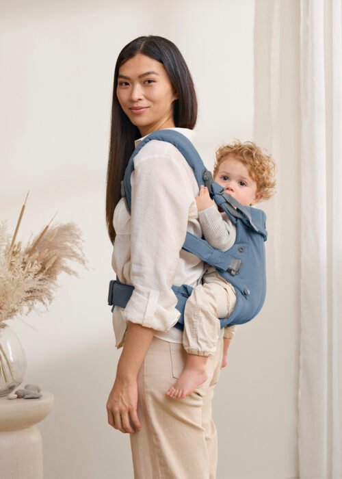 BabyBjörn Harmony Woven Melange ķengursoma Blue