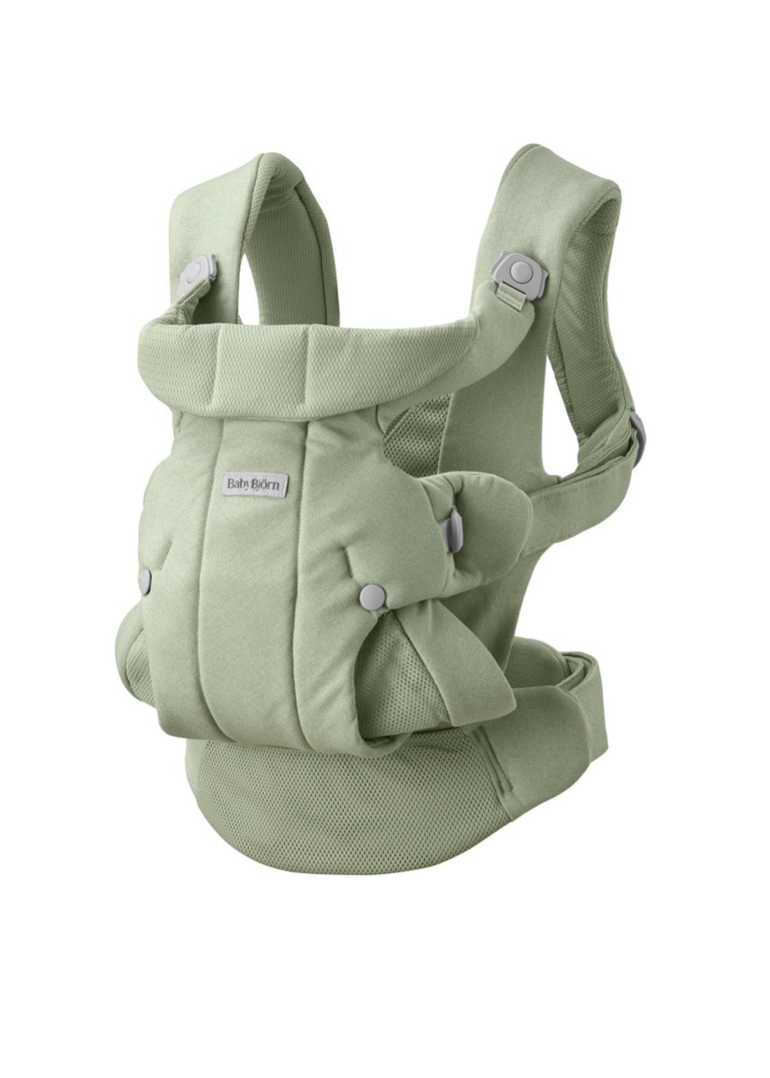 BabyBjörn Hold Brushed Woven ķengursoma Light Green