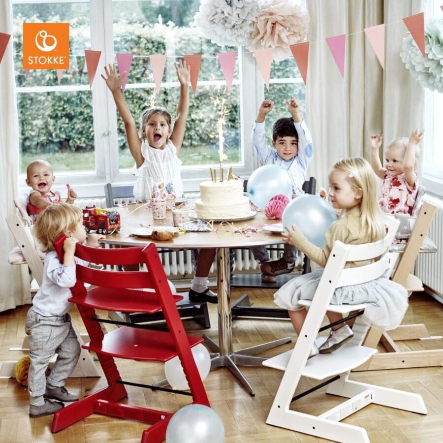 Stokke Tripp Trapp barošanas krēsls – Whitewash – foto 6