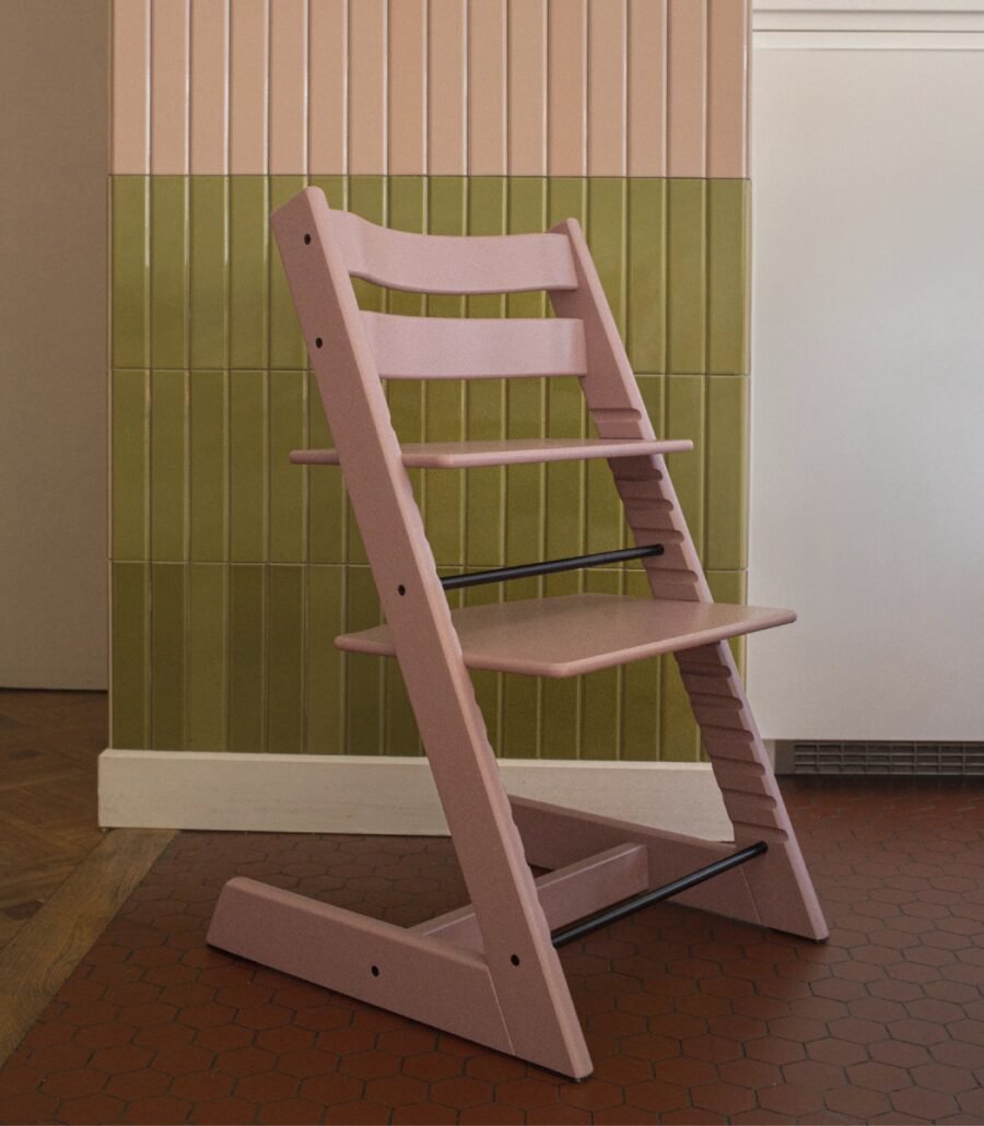 Stokke Tripp Trapp barošanas krēsls – Heather Mauve – foto 4