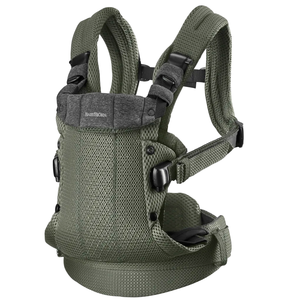BabyBjörn Harmony 3D Mesh ķengursoma Dark Green