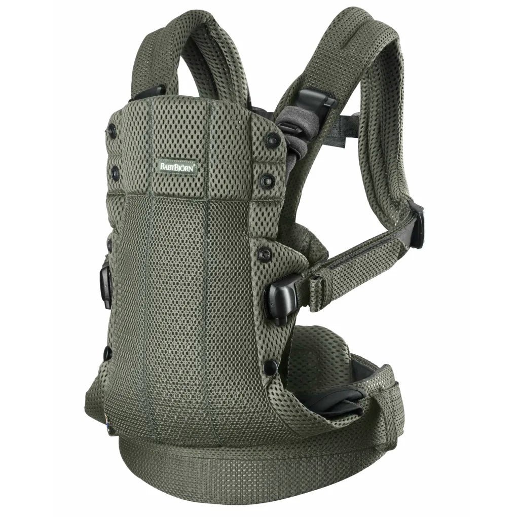 BabyBjörn Harmony 3D Mesh ķengursoma Dark Green 2