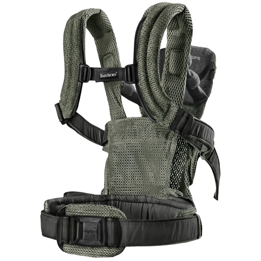 BabyBjörn Harmony 3D Mesh ķengursoma Dark Green 3