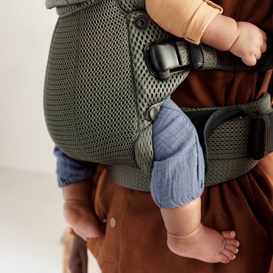 BabyBjörn Harmony 3D Mesh ķengursoma Dark Green 6
