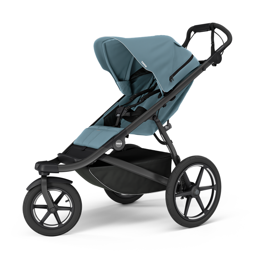 Thule Urban Glide 3 universālie ratiņi 2in1 Mid Blue on Black – 2