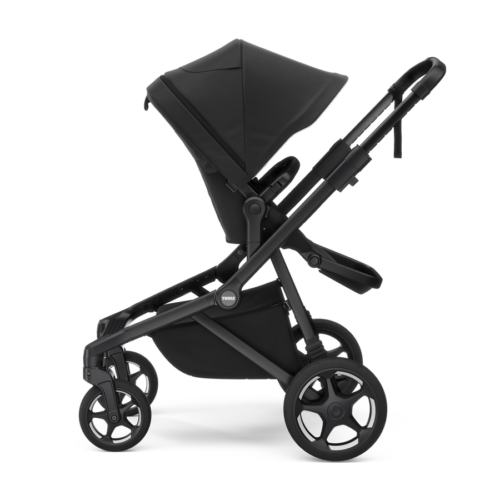 Thule Sleek 2 universālie ratiņi 2in1 Black on Black – 3