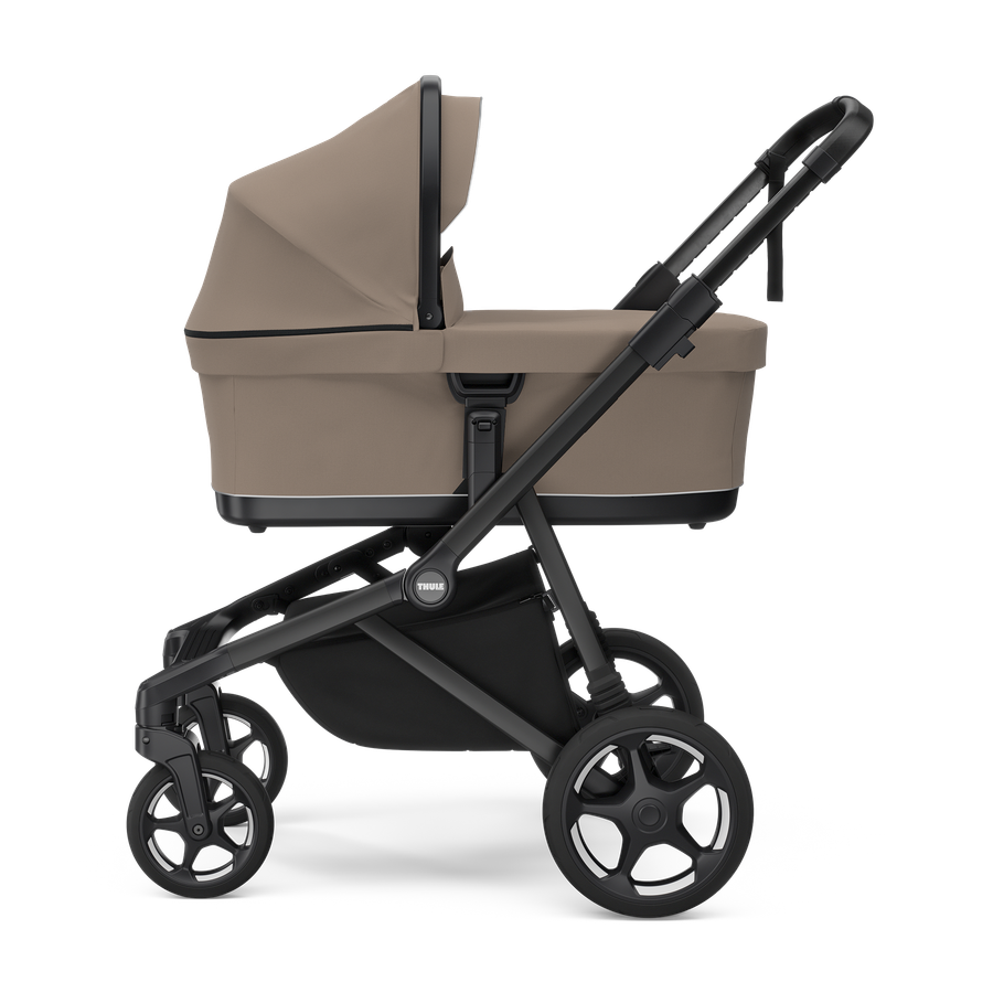 Thule Sleek 2 universālie ratiņi 2in1 Tinted Taupe on Black – 2