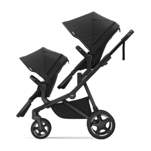 Thule Sleek 2 universālie ratiņi 2in1 Tinted Taupe on Black – 4