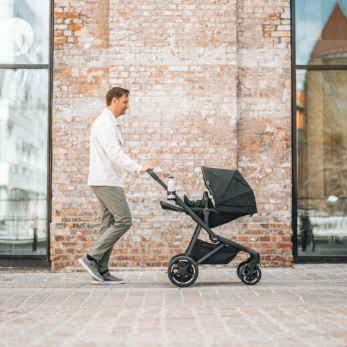 Thule Sleek 2 universālie ratiņi 2in1 Tinted Taupe on Black