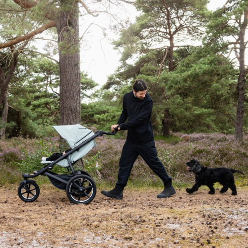 Thule Urban Glide 3 universālie ratiņi 2in1 Tinted Taupe on Black – 4