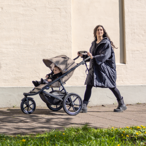 Thule Urban Glide 3 universālie ratiņi 2in1 Tinted Taupe on Black – 6