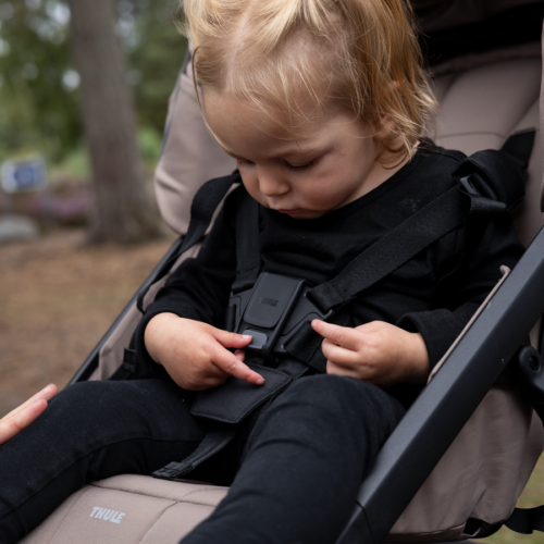 Thule Urban Glide 4-wheel universālie ratiņi 2in1 Tinted Taupe on Black – 7