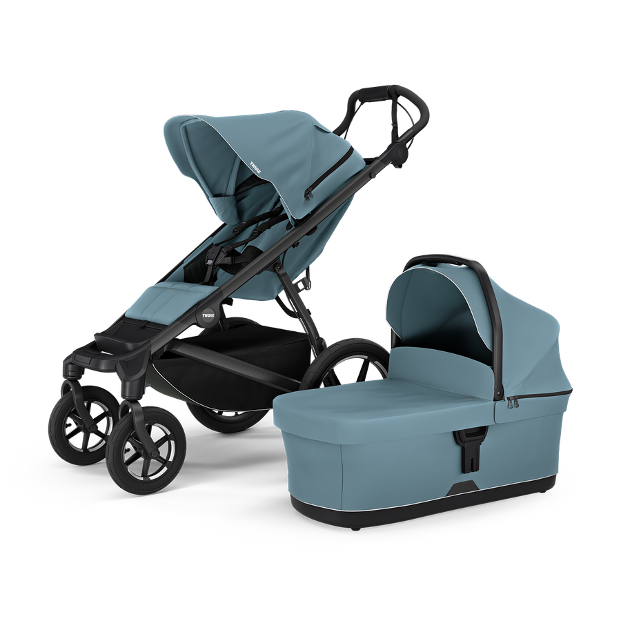 1642959.png Thule Urban Glide 4-wheel universālie ratiņi 2in1 Mid Blue on Black