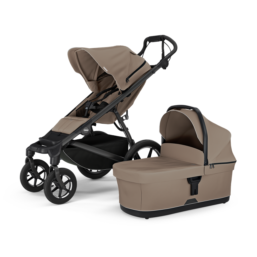 1699325.png Thule Urban Glide 4-wheel universālie ratiņi 2in1 Tinted Taupe on Black