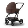 Tutis Enzo universālie ratiņi 3in1 Chocolate (548) + Beno i-Size Black + adapteri