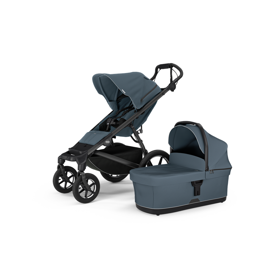 1744098.png Thule Urban Glide 4-wheel universālie ratiņi 2in1 Dark Slate on Black