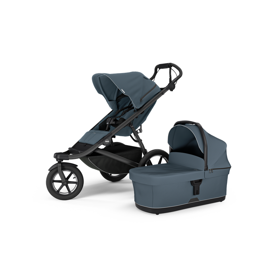 Thule Urban Glide 3 universālie ratiņi 2in1 Dark Slate on Black