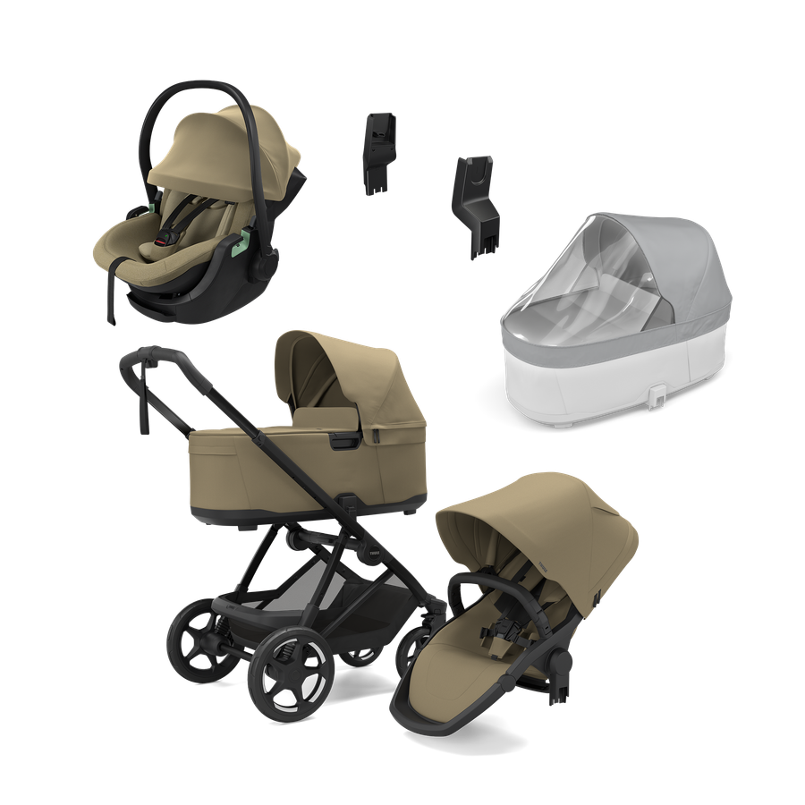 Thule Charm universālie ratiņi 3in1 Faded