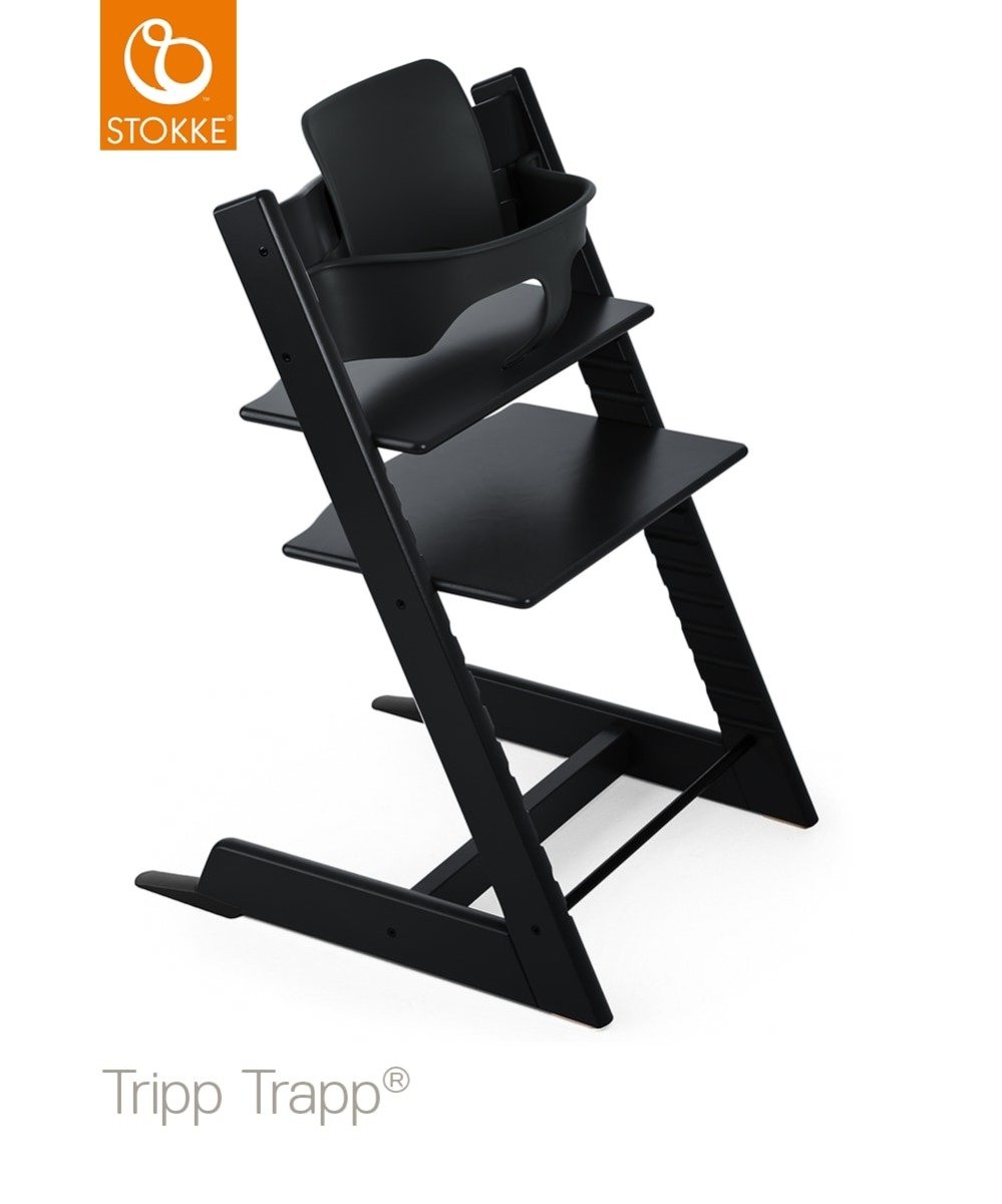 Stokke Tripp Trapp barošanas krēsls – Black – foto 2