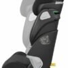 Maxi-Cosi bērnu autokrēsliņš melnā krāsā ar regulējamu galvas balstu un Isofix stiprinājumu