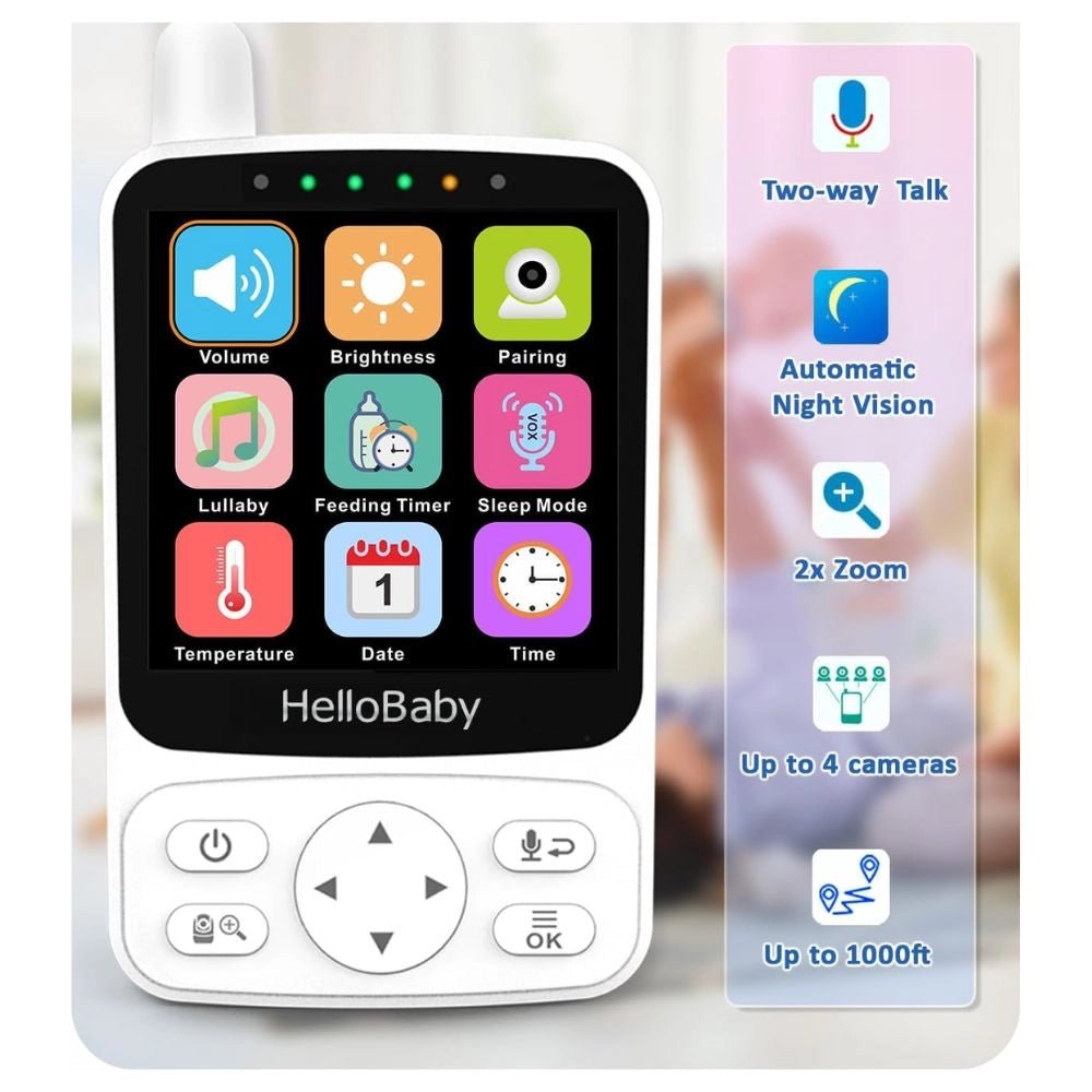 HelloBaby HB40 video aukle – 2