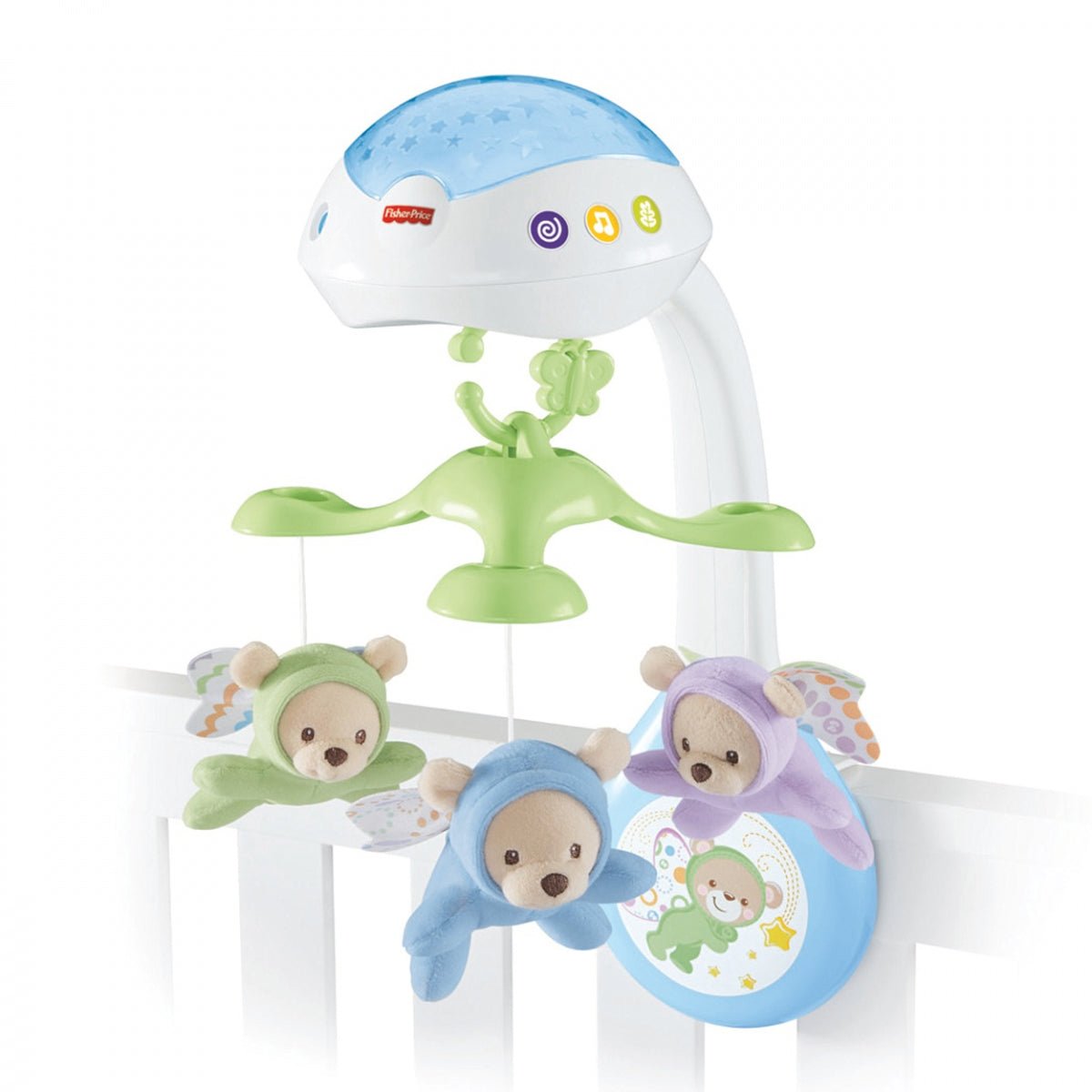 Fisher-Price muzikālā karuselīte 3in1 Butterfly Dreams