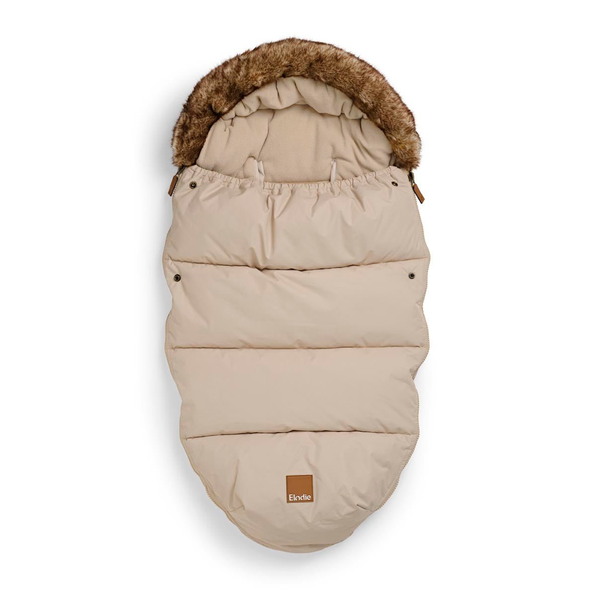50500140116NA-Classic-Footmuff-Pure-Khaki-Front-AW22-PP_1.jpg Elodie Details ratu guļammaiss Pure Khaki