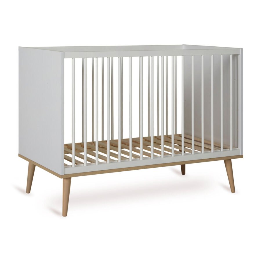 Quax bērna gultiņa Flow 120x60cm (White)