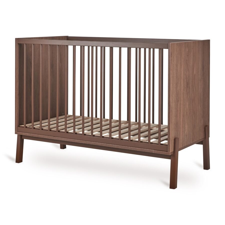 Quax bērna gultiņa Ashi 120x60cm (Chestnut) – foto 3