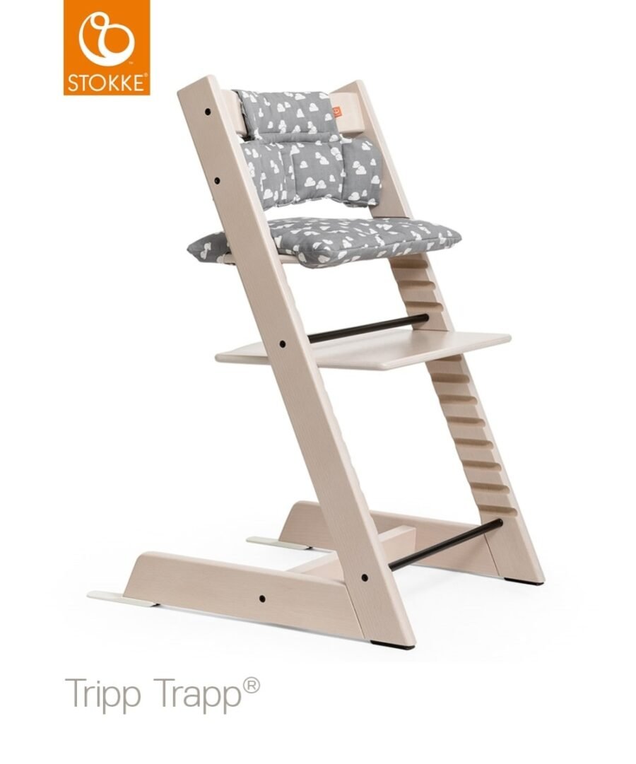Stokke Tripp Trapp barošanas krēsls – Whitewash – foto 3