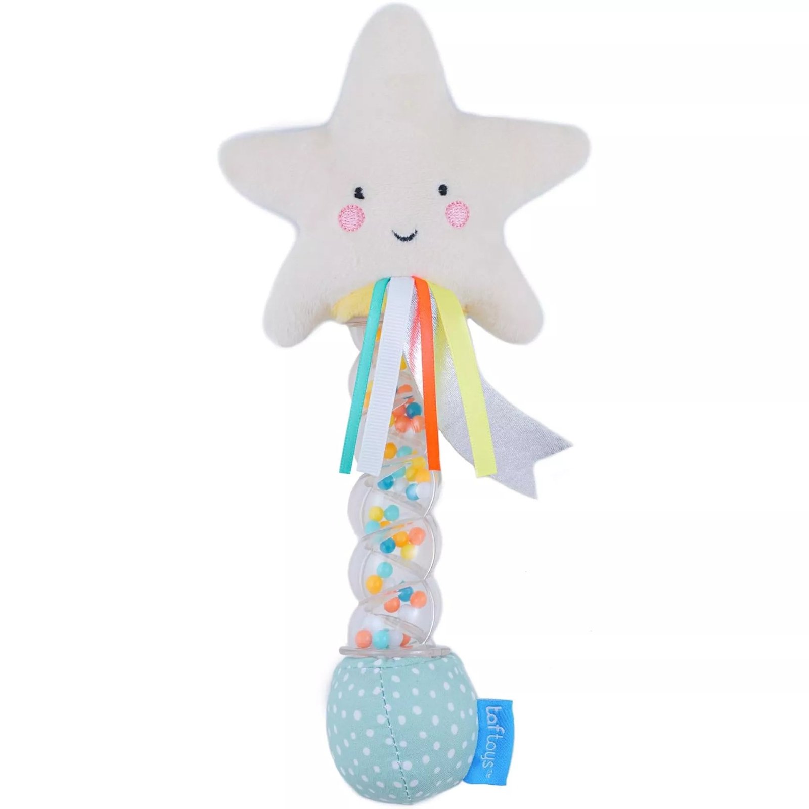 605566126456-2000x2000h_9de253ff-4803-4368-9ec6-d2231a4d4fc8.jpg Taf Toys grabulītis Star Rainstick Rattle