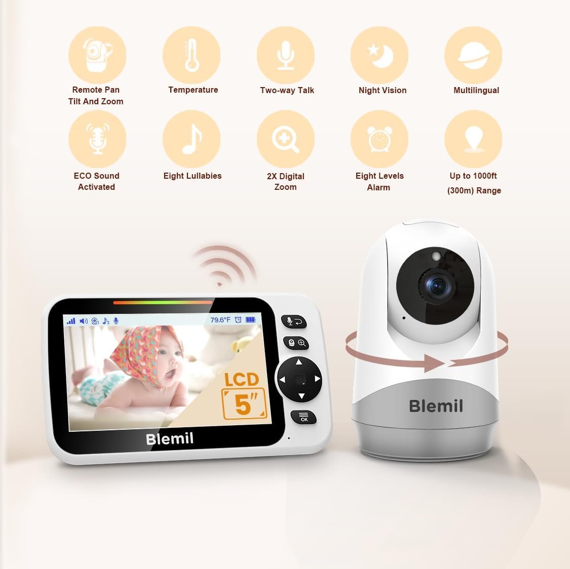 Blemil BL9052 video aukle – 2