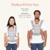 Ergobaby Omni 360 Cool Air Mesh ķengursoma Pearl Grey 4