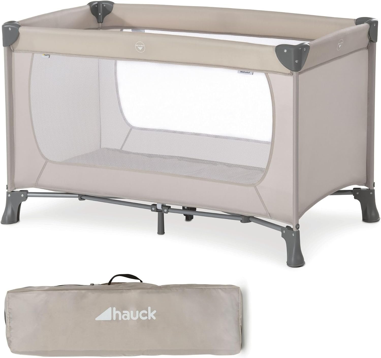 Hauck Dream'n Play kelošanas gultiņa, Beige