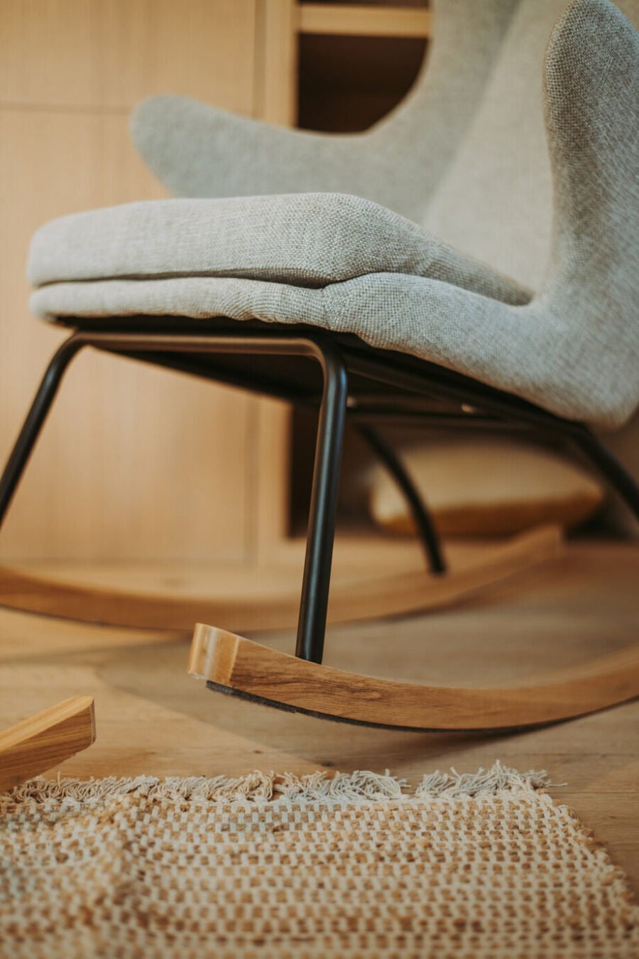 Quax šūpojošais krēsls De Luxe - Sand Grey