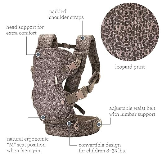 Infantino Flip Advanced 4in1 ķengursoma Leopard 4