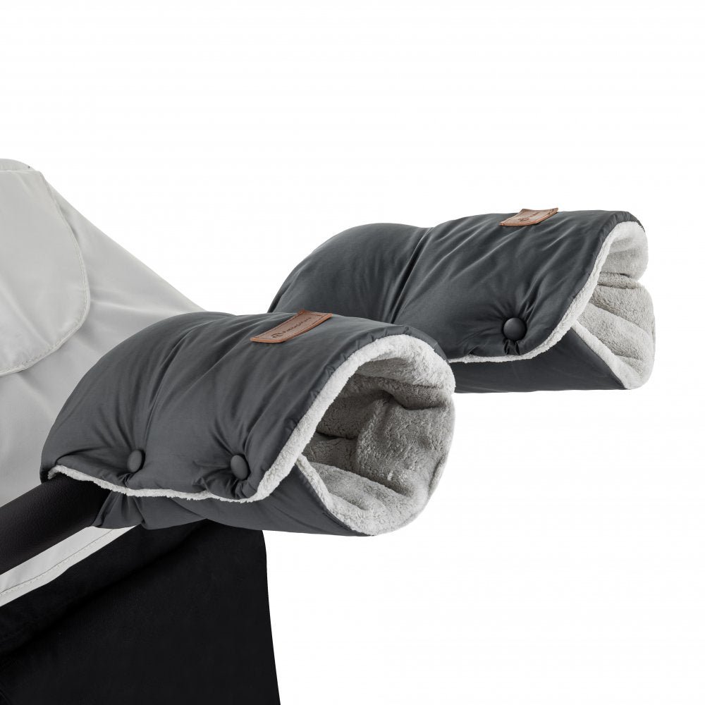 Petite&Mars Jasie ziemas cimdi ratiem – Charcoal Grey