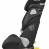 Maxi-Cosi bērnu autokrēsliņš melnā krāsā ar galvas balstu un Isofix stiprinājumu