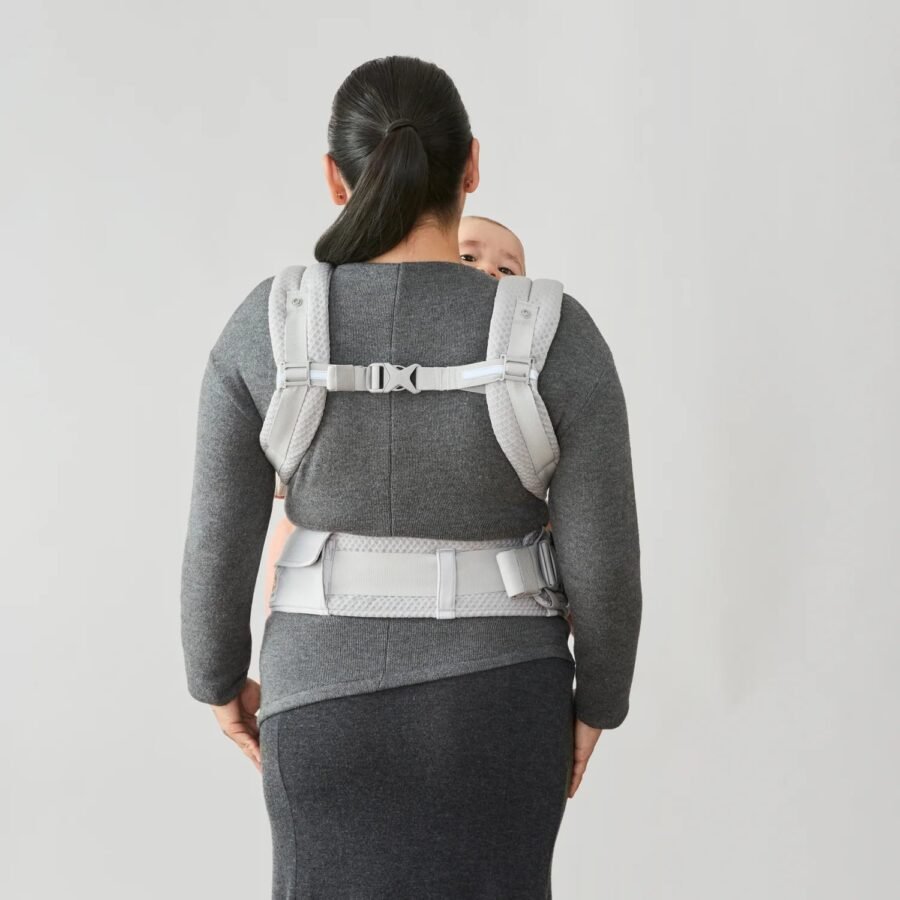 Ergobaby Alta Hip Seat ķengursoma Pearl Grey Mesh 4