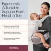 Ergobaby Alta Hip Seat ķengursoma Pearl Grey Mesh 5