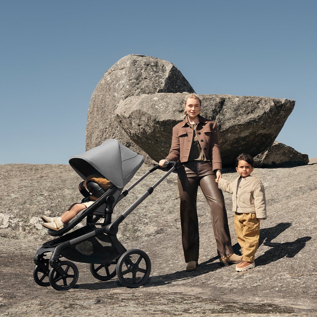 Bugaboo Fox 5 Renew universālie ratiņi 2in1 Black/Forest Green – 2
