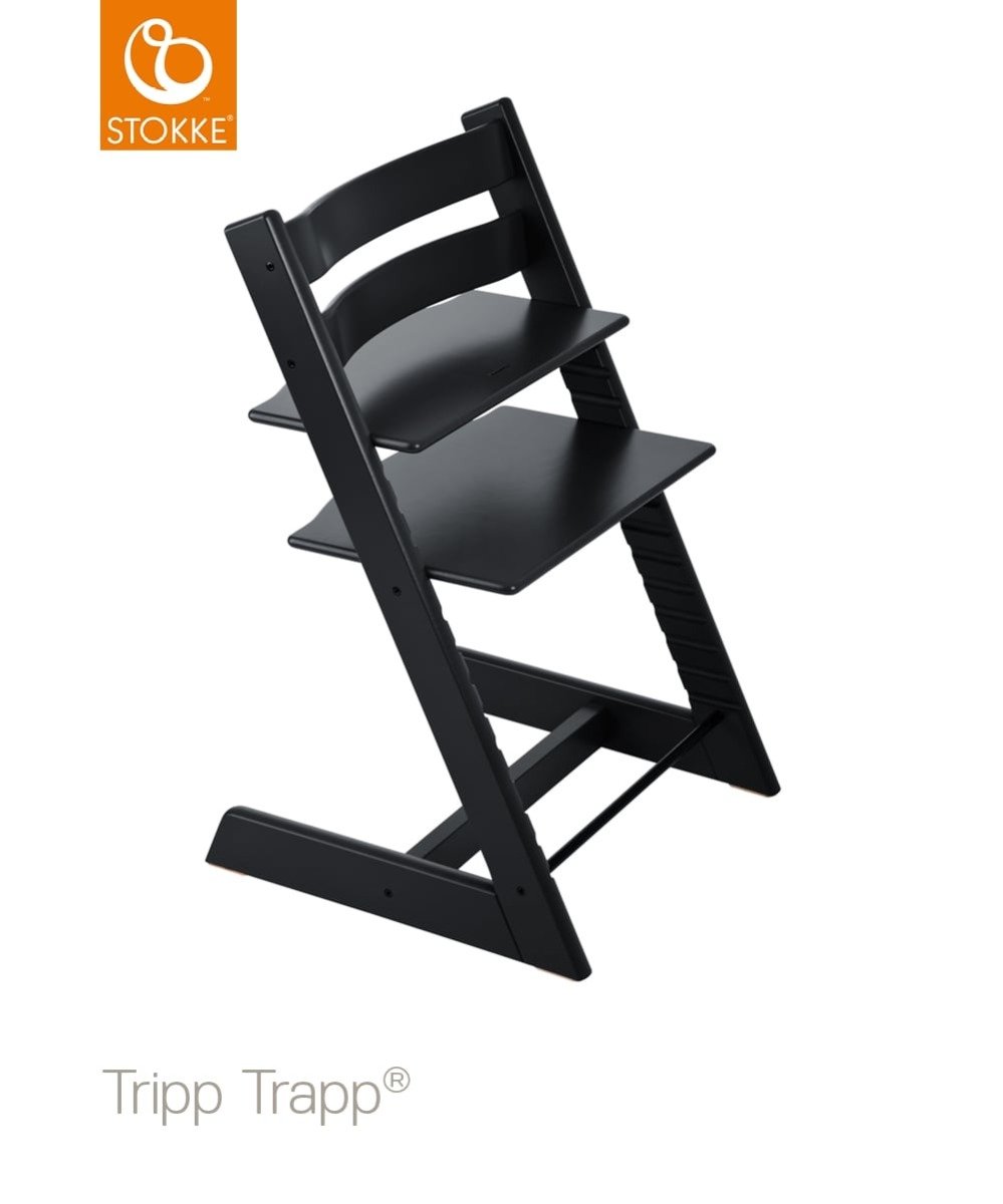Stokke Tripp Trapp barošanas krēsls – Black – foto 1