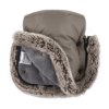 Petite&Mars Furry ziemas cimdi ratiem – Mocha Mousse – 4