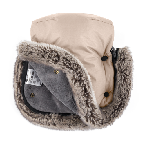 Petite&Mars Furry ziemas cimdi ratiem – Rose Petal – 3