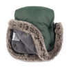 Petite&Mars Furry ziemas cimdi ratiem – Veritable Khaki – 4