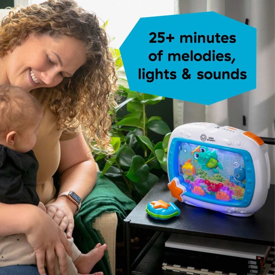 Baby Einstein muzikālais nomierinātājs gultiņai Sea Dreams – foto 3