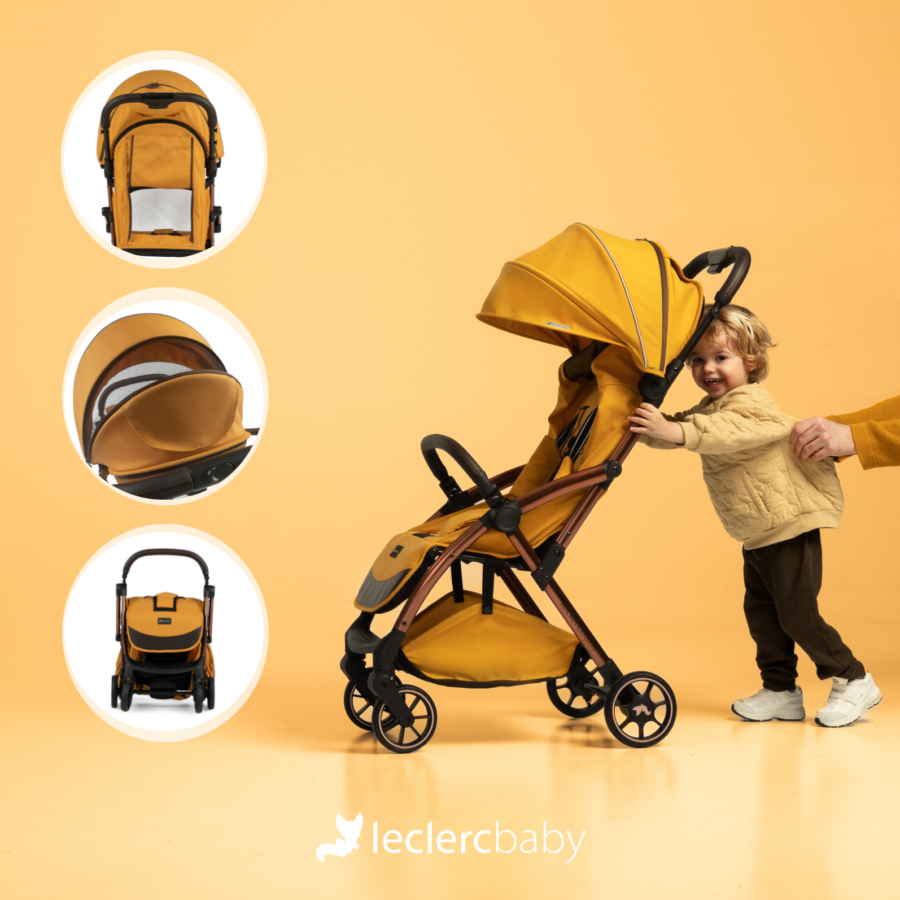 Leclerc Influencer Air sporta rati Golden Mustard 11