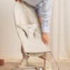 BabyBjörn Balance Soft šūpuļkrēsls – Light Beige Woven-Jersey, Tri-Fabric – foto 3
